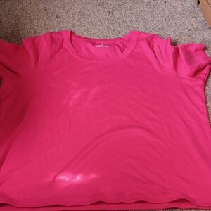Talbots Vibrant Pink Short Sleeve Tee